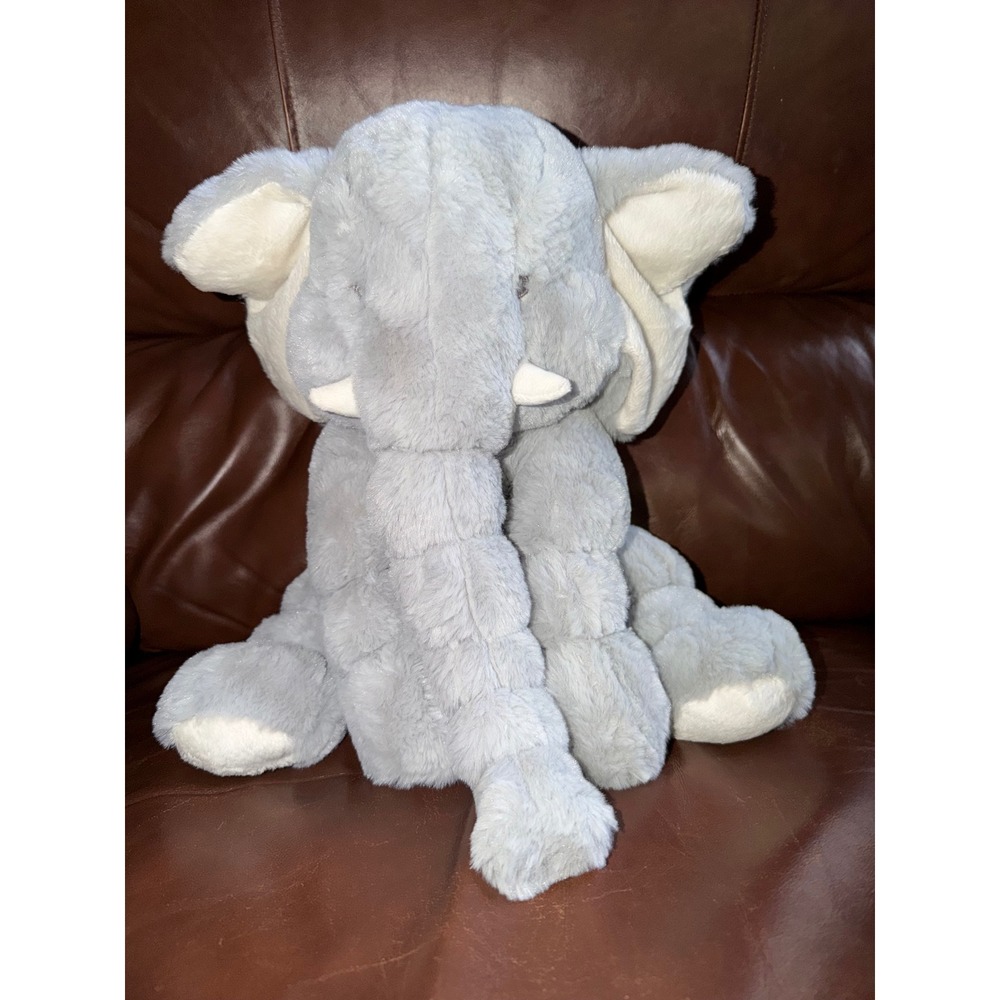 Baby Ganz Collection Jellybean Elephant Gray Shimmer Plush Stuffed Animal BG4006